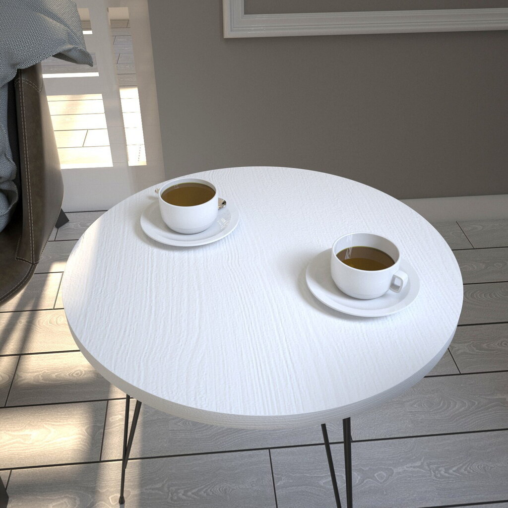 Staliukas Kalune Design Sandalf, baltas kaina ir informacija | Kavos staliukai | pigu.lt