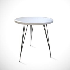Столик Kalune Design Sandalf, белый цена и информация | Журнальные столики | pigu.lt