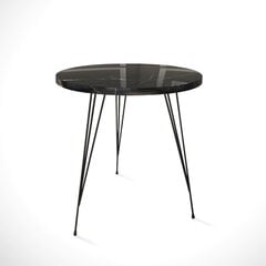 Столик Kalune Design Sandalf, черный цена и информация | Журнальные столы | pigu.lt