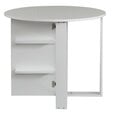 Раскладной стол Kalune Design Middle, белый