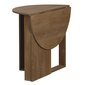 Išskleidžiamas stalas Kalune Design Middle, rudas kaina ir informacija | Virtuvės ir valgomojo stalai, staliukai | pigu.lt
