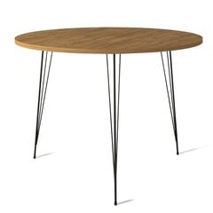Stalas Kalune Design Sandalf, rudas kaina ir informacija | Virtuvės ir valgomojo stalai, staliukai | pigu.lt