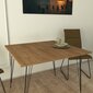 Stalas Kalune Design Sandalf Square, rudas kaina ir informacija | Virtuvės ir valgomojo stalai, staliukai | pigu.lt