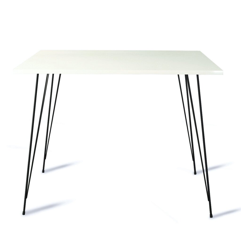 Stalas Kalune Design Sandalf Square, baltas kaina ir informacija | Virtuvės ir valgomojo stalai, staliukai | pigu.lt