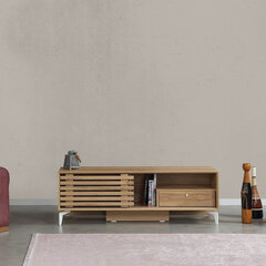 ТВ-столик Kalune Design Lulu, коричневый цена и информация | Тумбы под телевизор | pigu.lt