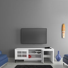 ТВ-столик Kalune Design Revival 100, белый цена и информация | Тумбы под телевизор | pigu.lt