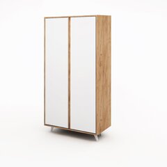 Шкаф Kalune Design Ajumma, коричневый/белый цена и информация | Шкафы | pigu.lt