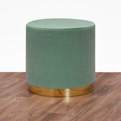 Пуф Kalune Design Barok 25, зеленый цена и информация | Кресла-мешки и пуфы | pigu.lt