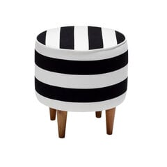 Пуф Kalune Design Findik, белый/черный цена и информация | Кресла-мешки и пуфы | pigu.lt