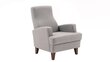 Fotelis Kalune Design Kana Bergere, šviesiai pilkas kaina ir informacija | Svetainės foteliai | pigu.lt