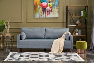 Sofa Kalune Design Bella, mėlyna kaina ir informacija | Sofos | pigu.lt