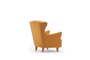Fotelis Kalune Design Lola Berjer, geltonas kaina ir informacija | Svetainės foteliai | pigu.lt