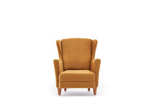 Кресло Kalune Design Lola Berjer, желтое цена и информация | Кресла в гостиную | pigu.lt