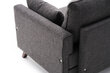Fotelis Kalune Design, pilkas kaina ir informacija | Svetainės foteliai | pigu.lt