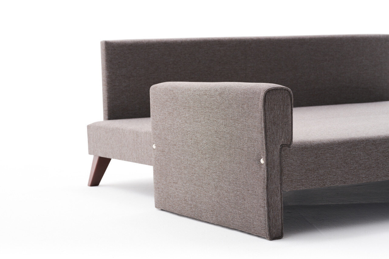 Sofa-lova Kalune Design Bella, smėlio spalvos kaina ir informacija | Sofos | pigu.lt