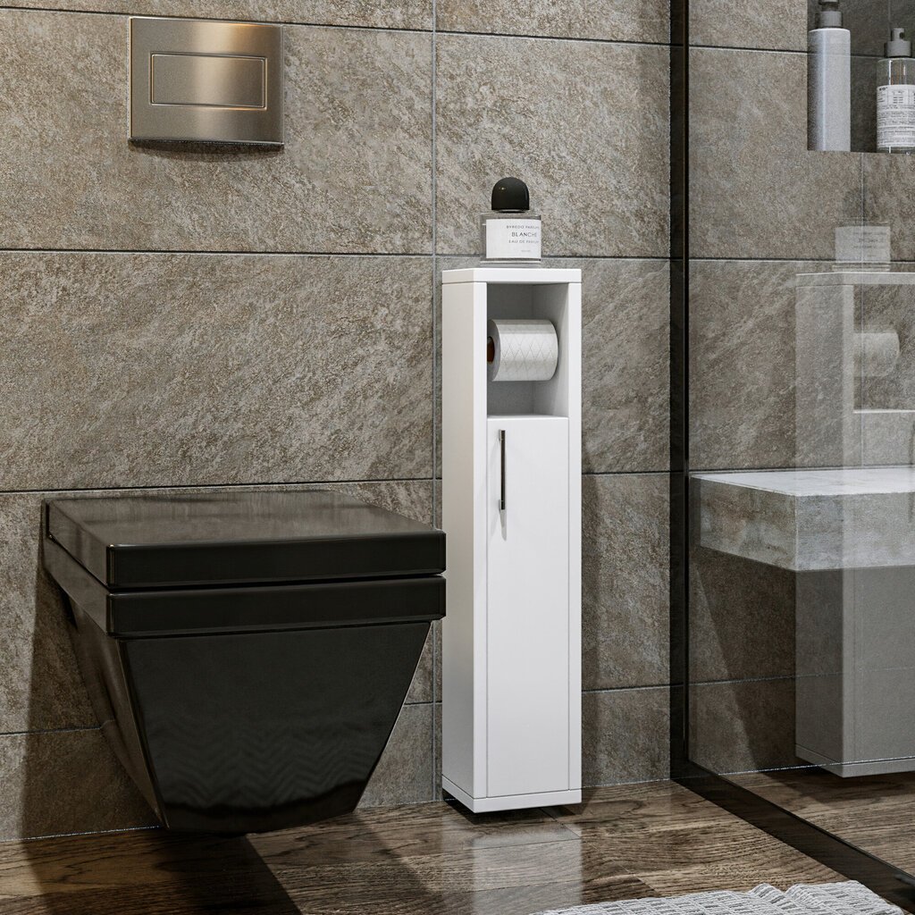 Vonios spintelė Kalune Design Star, balta kaina ir informacija | Vonios spintelės | pigu.lt