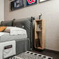 Naktinė spintelė Kalune Design Turra, ruda kaina ir informacija | Spintelės prie lovos | pigu.lt