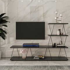ТВ столик Kalune Design  Ilgaz, серый цена и информация | Тумбы под телевизор | pigu.lt