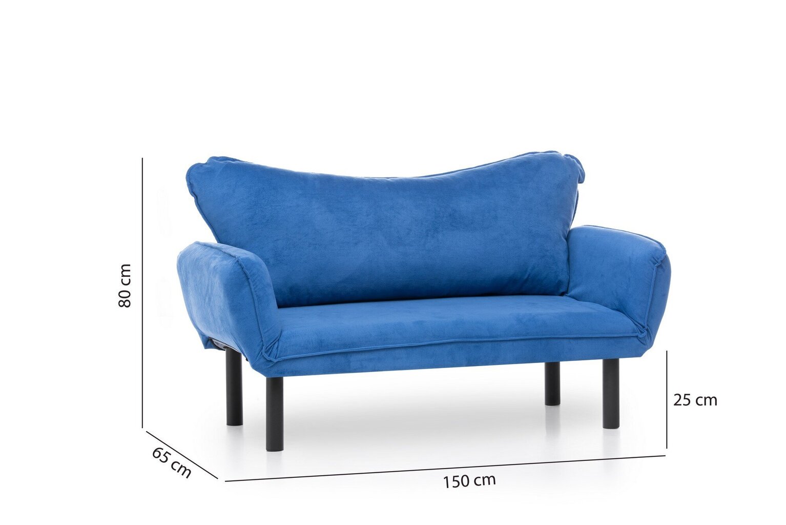 Sofa Kalune Design Chatto, mėlyna цена и информация | Sofos | pigu.lt