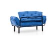 Sofa Kalune Design Nitta, mėlyna kaina ir informacija | Sofos | pigu.lt
