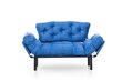 Sofa Kalune Design Nitta, mėlyna kaina ir informacija | Sofos | pigu.lt
