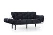 Sofa Kalune Design Nitta Triple, juoda kaina ir informacija | Sofos | pigu.lt