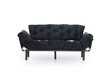 Sofa Kalune Design Nitta Triple, juoda kaina ir informacija | Sofos | pigu.lt