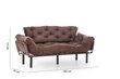 Sofa Kalune Design Nitta Triple, ruda kaina ir informacija | Sofos | pigu.lt