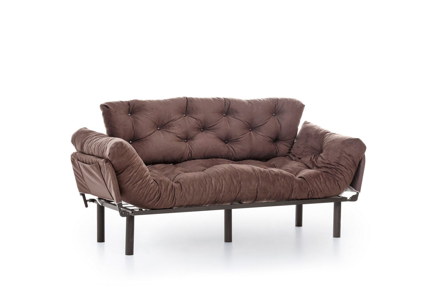 Sofa Kalune Design Nitta Triple, ruda kaina ir informacija | Sofos | pigu.lt