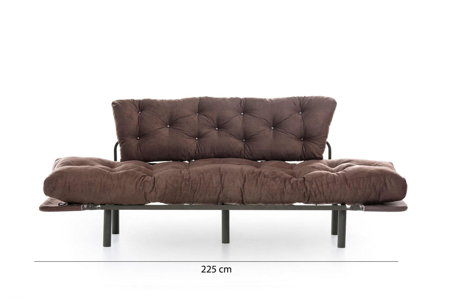 Sofa Kalune Design Nitta Triple, ruda kaina ir informacija | Sofos | pigu.lt