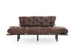 Sofa Kalune Design Nitta Triple, ruda kaina ir informacija | Sofos | pigu.lt