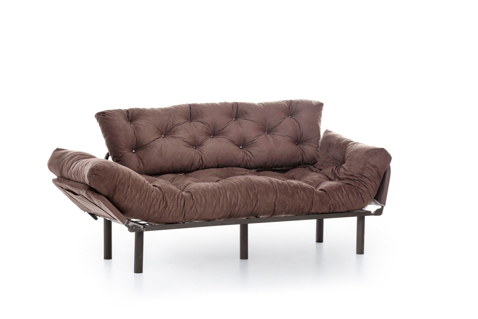 Sofa Kalune Design Nitta Triple, ruda kaina ir informacija | Sofos | pigu.lt