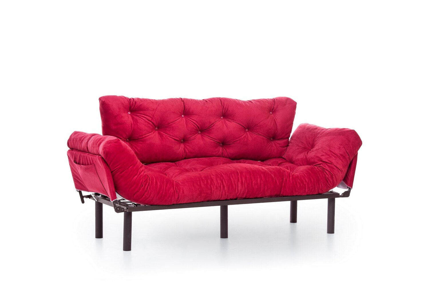 Sofa Kalune Design Nitta Triple, raudona kaina ir informacija | Sofos | pigu.lt
