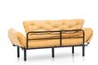 Sofa Kalune Design Nitta Triple, geltona kaina ir informacija | Sofos | pigu.lt