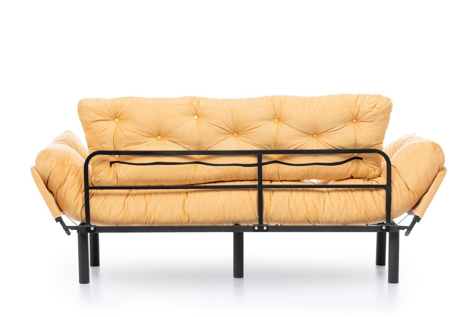 Sofa Kalune Design Nitta Triple, geltona цена и информация | Sofos | pigu.lt