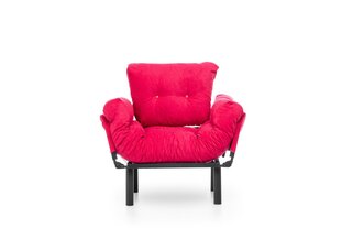 Išskleidžaiamas fotelis Kalune Design Nitta Single, rožinis kaina ir informacija | Svetainės foteliai | pigu.lt