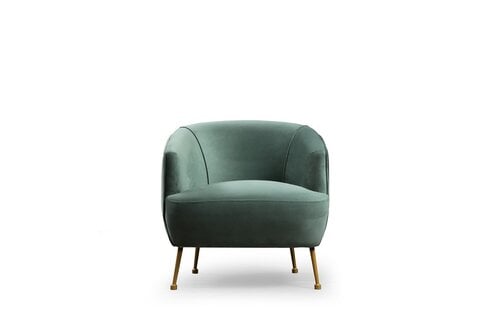Fotelis Kalune Design Piccoli, žalias kaina ir informacija | Svetainės foteliai | pigu.lt