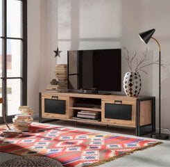 ТВ столик Kalune Design Arcas Norma, коричневый/черный цена и информация | Тумбы под телевизор | pigu.lt