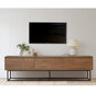 TV staliukas Kalune Design Milo 180, rudas kaina ir informacija | TV staliukai | pigu.lt