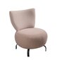 Fotelis Kalune Design Loly, rožinis цена и информация | Svetainės foteliai | pigu.lt