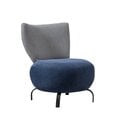 Кресло Kalune Design Loly, темно-синее