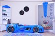 Vaikiška lova Kalune Design MNV3, mėlyna kaina ir informacija | Vaikiškos lovos | pigu.lt