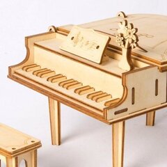 Medinis 3D galvosūkis Robotime Grand Piano kaina ir informacija | Konstruktoriai ir kaladėlės | pigu.lt