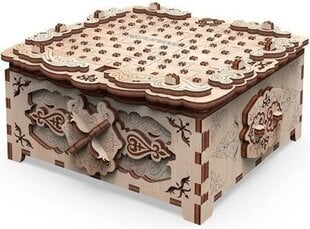 Деревянный 3D пазл Mr.Playwood «Ларец цветочная фантазия», 14 лет+ цена и информация | Конструкторы и кубики | pigu.lt