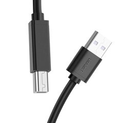 Принтер Ugreen US122 USB 2.0 A-B, 15 мм, черный цена и информация | Кабели для телефонов | pigu.lt