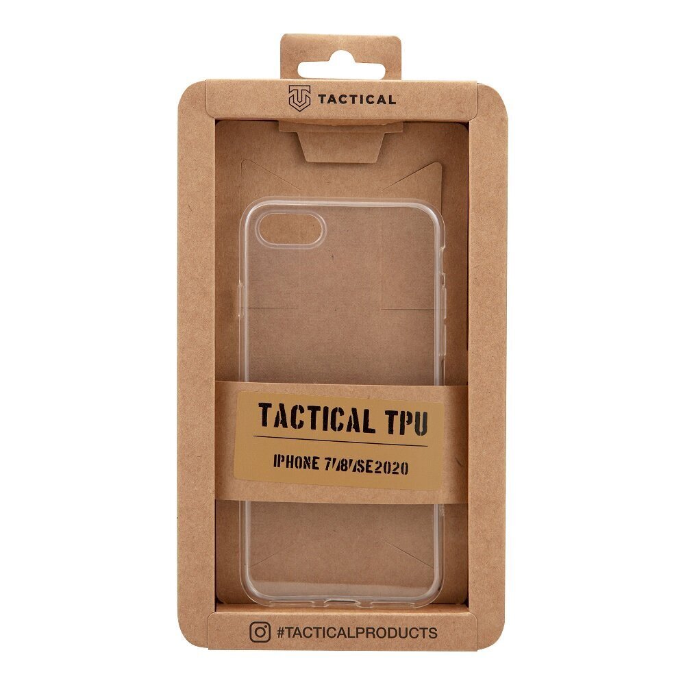 Tactical TPU Cover, skirtas Apple iPhone 7/8/SE2020, skaidrus kaina ir informacija | Telefono dėklai | pigu.lt