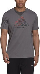 Marškinėliai vyrams Adidas Men Hb Tee GU8880, pilki kaina ir informacija | Vyriški marškinėliai | pigu.lt