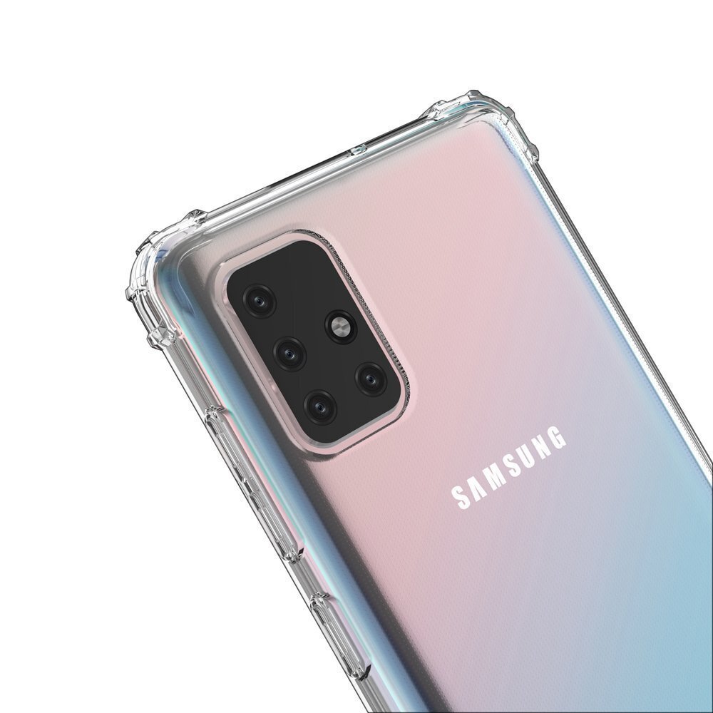 Wozinsky Anti Shock Armored Case, skirtas Samsung Galaxy A52s 5G / A52 5G / A52 4G, skaidrus kaina ir informacija | Telefono dėklai | pigu.lt
