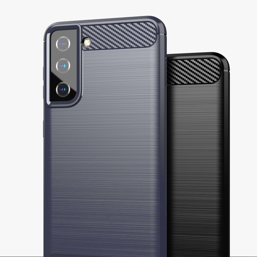 Hurtel Carbon Case skirtas Samsung Galaxy S21 FE, juodas цена и информация | Telefono dėklai | pigu.lt