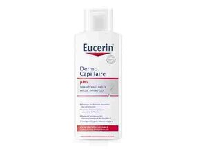 Švelnus šampūnas jautriai galvos odai Eucerin Dermo Capillaire Mild Shampoo pH5, 400 ml kaina ir informacija | Šampūnai | pigu.lt
